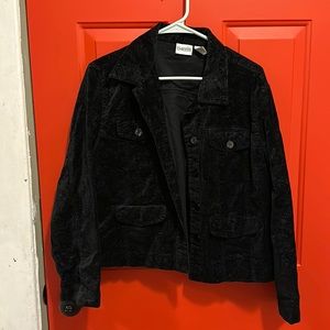 Black Textured Jacket